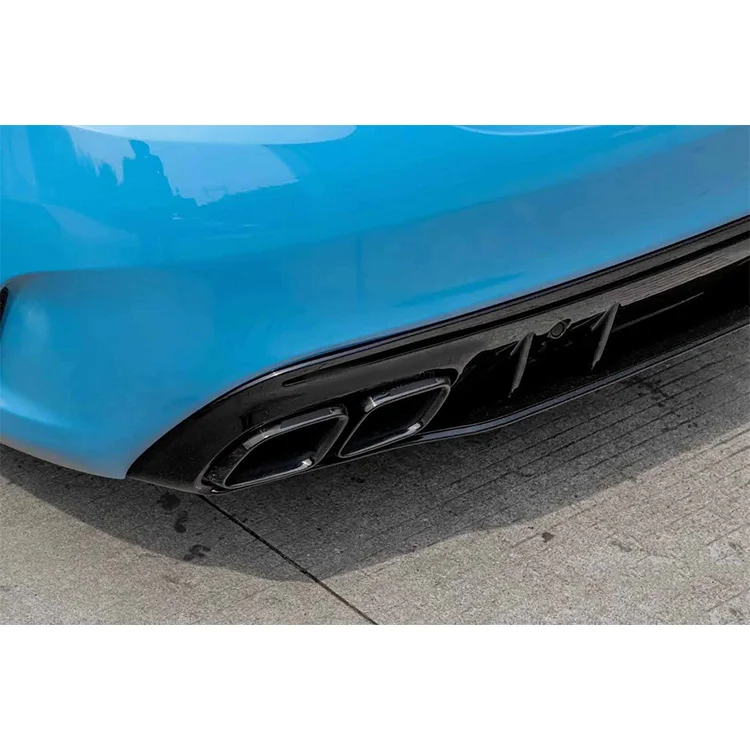 High quality Bodykit For Mercedes Benz W205 C class 19-21 Upgrade to C63 AMG car bumpers Grille exhaust pipe rear lip