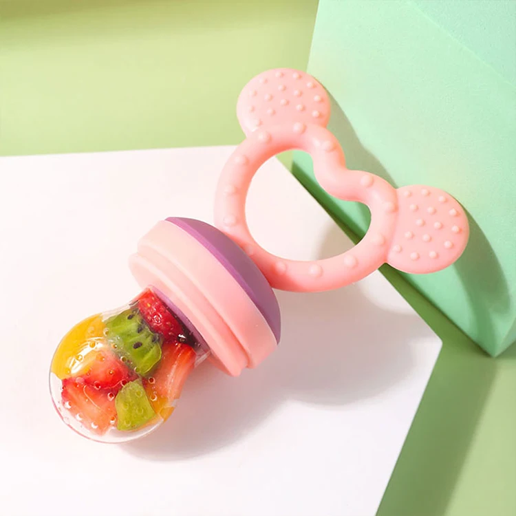 Baby Fresh Food Pacifier Feeder Infant Fruit Teething Toy Silicone Pouches For Toddlers Kids