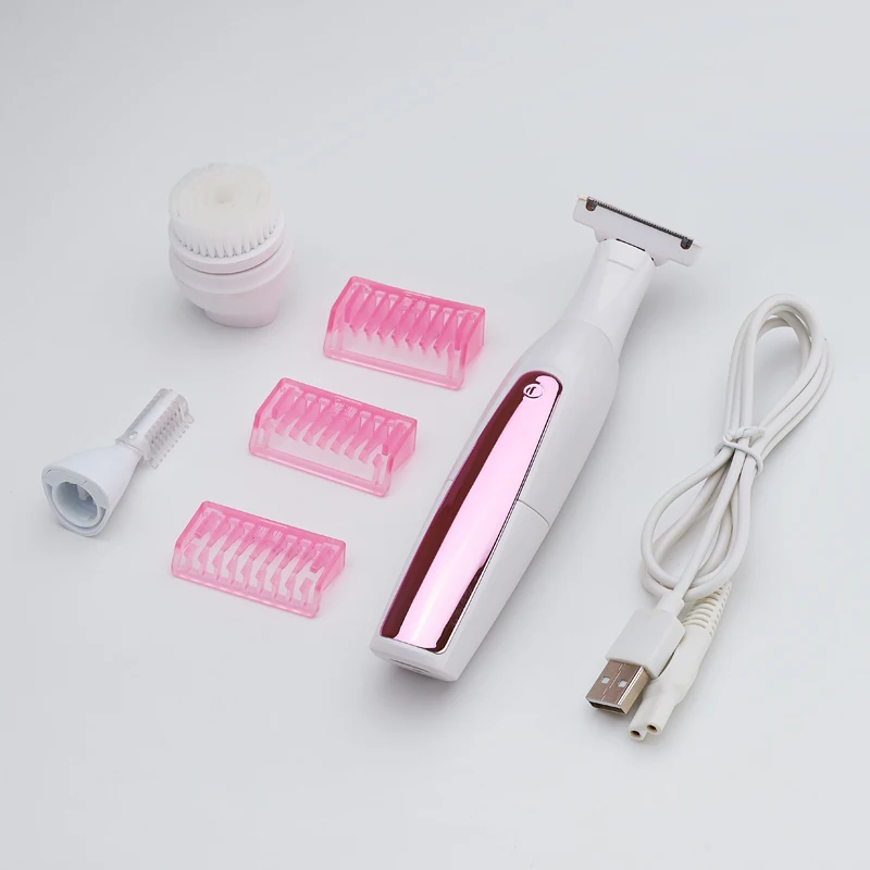 Portable pocket style Women Hair removal Back Shaver Lady Rechargeable Epilator trimmer For Women
