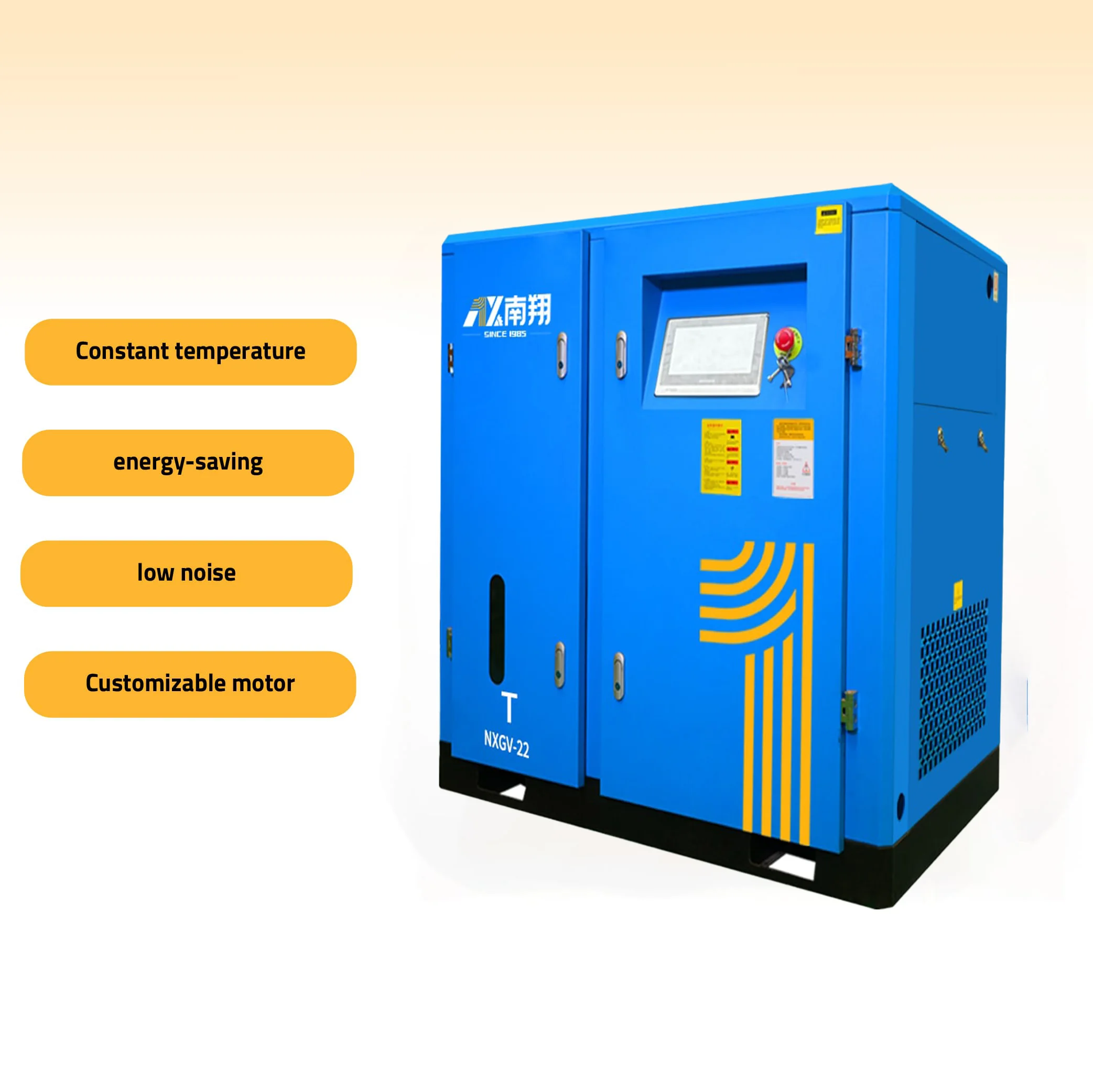China Air Compressor Supplier 11kw 15ph Factory Direct Sale Industrial Machine For Sale 13bar Pm Vsd Screw Air Compressor