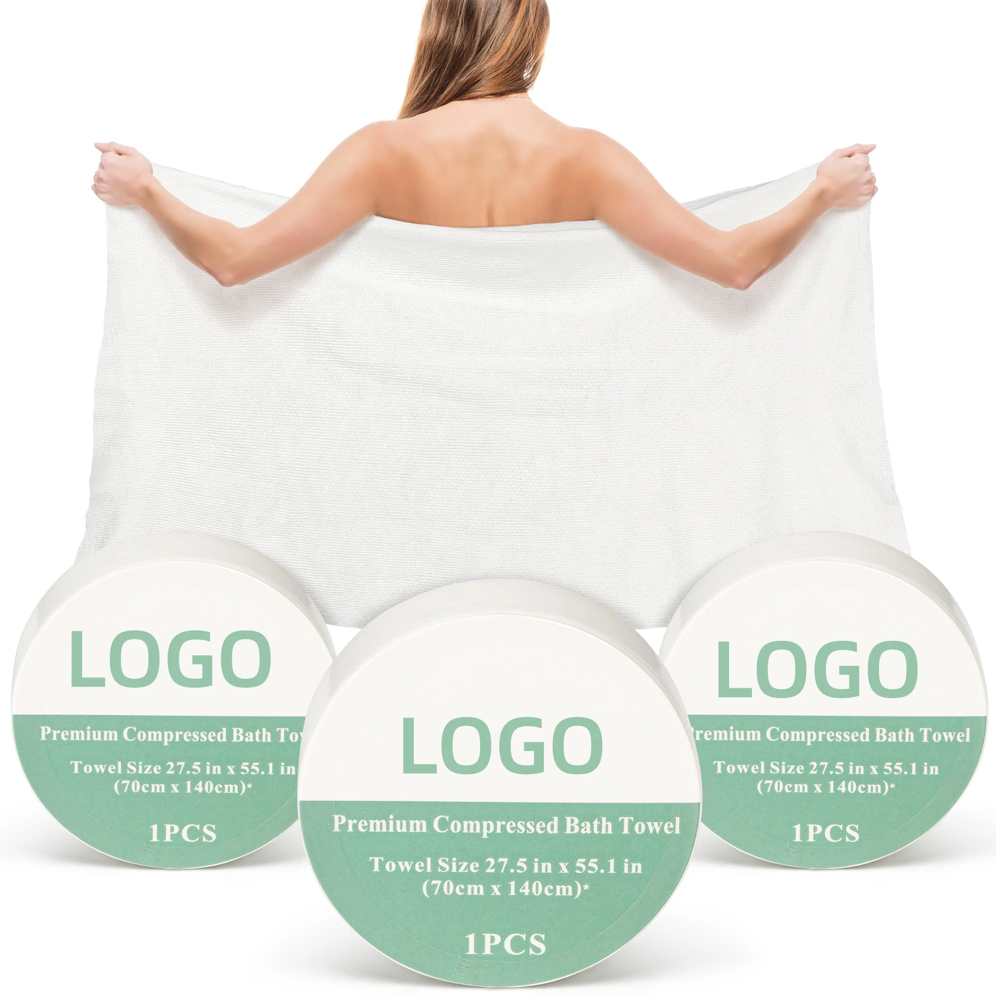 70X140cm Hotel Compress Body Towels Large Disposable Compressed Bath Towel for travel