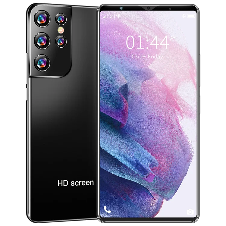 2021 Hot-sale S21 UItra 8G+256G Android 10 3G 4G 5G Smartphone HD Camera AMOLED Full Screen Original Unlocked Mobile Phones