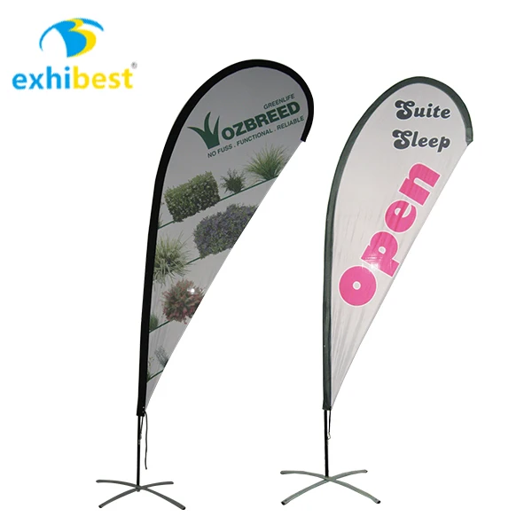 Wholesale Display Accessories Display Beach Flag Custom Flying Banners Teardrop Flags