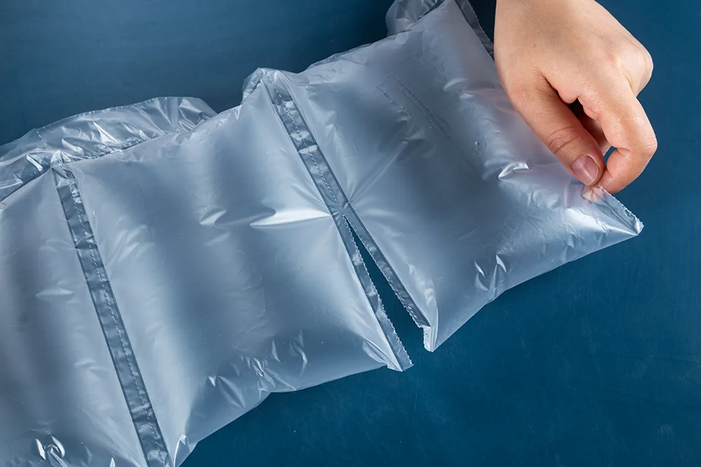 2024 Factory Direct Hot Bubble PO Roll Wrap Packing Film Buffer Cushion Protective Air Bag Inflatable Air Bag Column Cushion