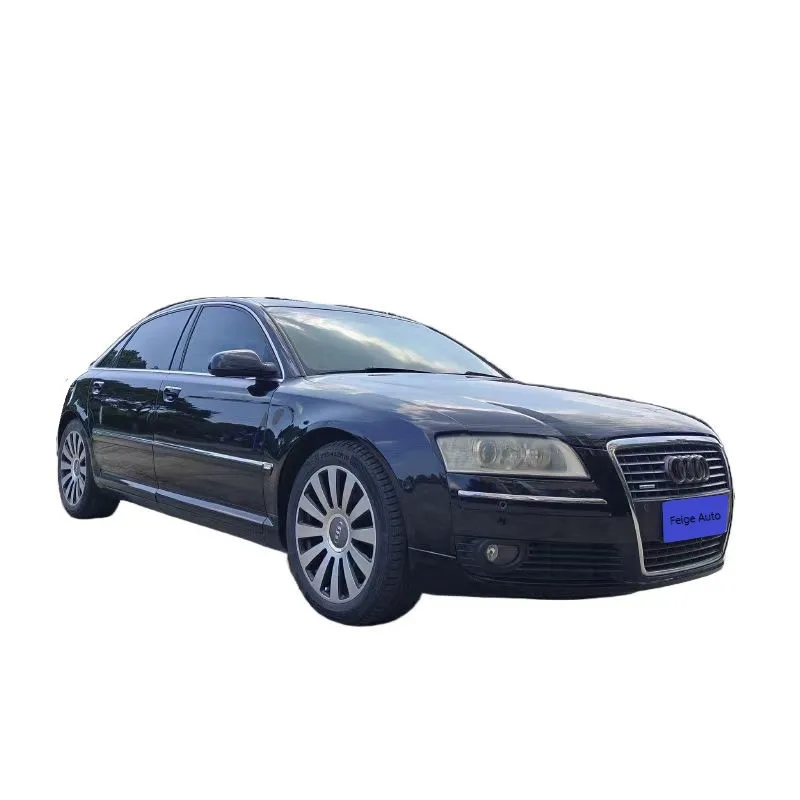 2005 Audi A8L 4 2l использованный турбо-автоматический седан с подсветкой для внутренних кожаных сидений AWD Drive R18 шины ACC электрические бензиновые опции