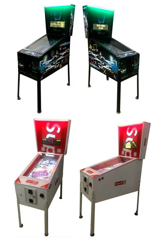Virtual pinball game machine