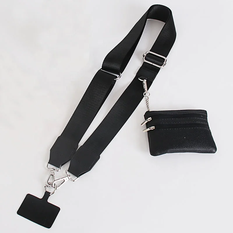 High Quality Crossbody Adjustable Bag Accessories Belt For Handbag Belt 3.8cm Wide Nylon Shoulder bag Straps With D buckle