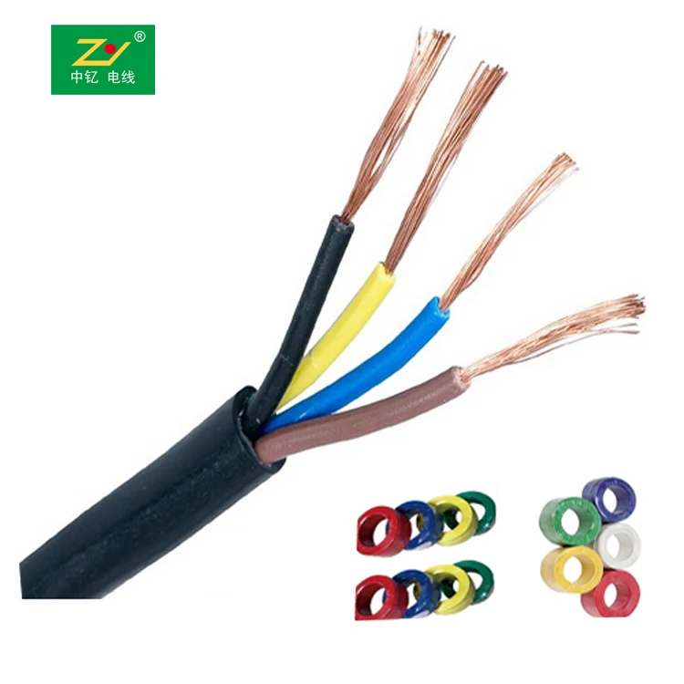 
3 Core PVC Sheathed Electric Cable Professional Manufacturer 