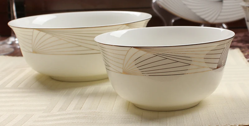 Factory supply new design 50pc bone china wedding dinnerware  crockery glazed royal porcelain dinner set