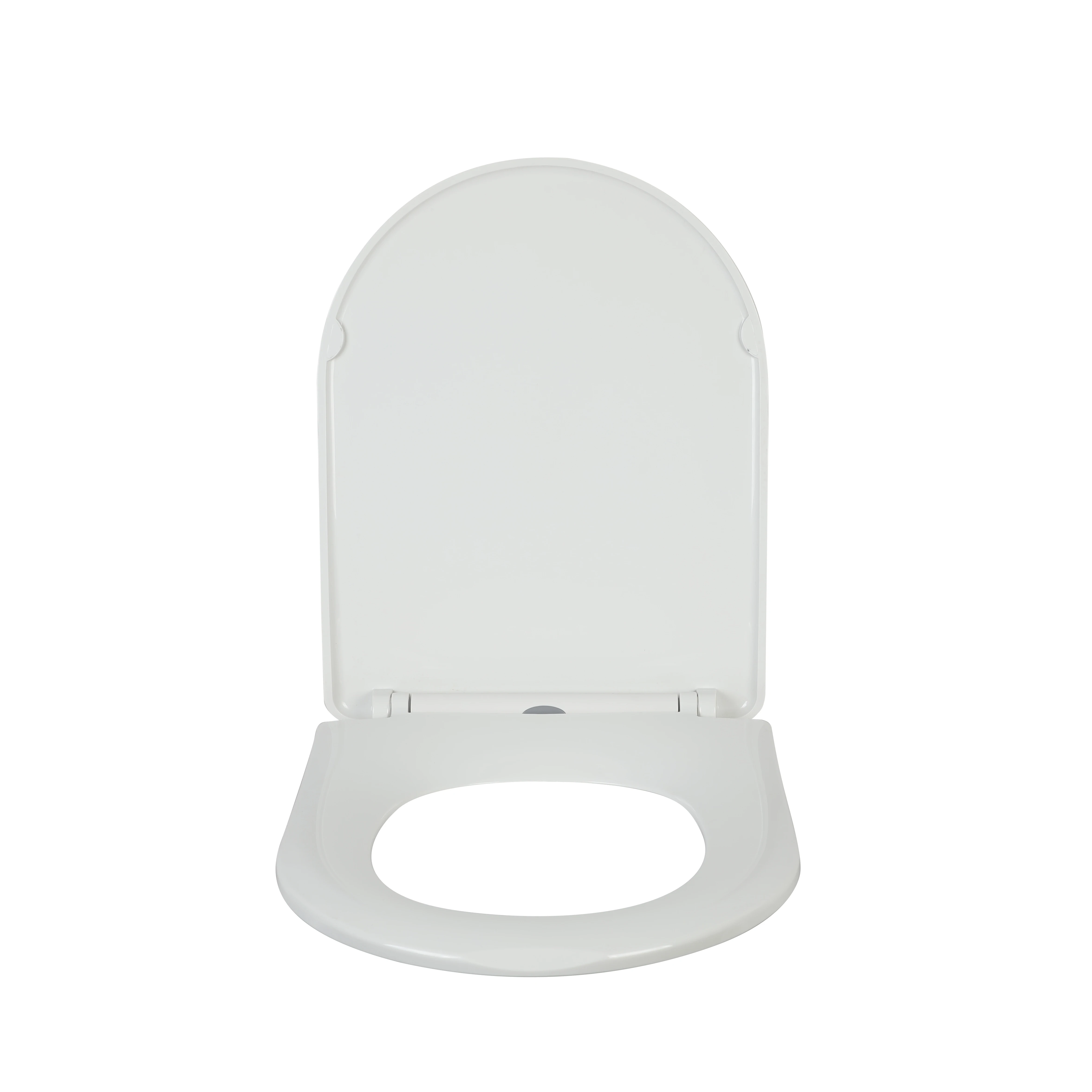 U shape PP soft close plastic toilet seat cover KJ-945 with one button quick release function toilet lid