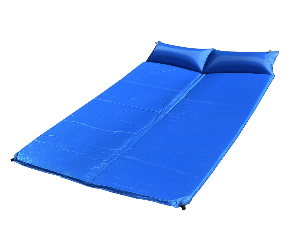 HOT SELLING Outdoor camping Self-inflated sleeping mat/pad