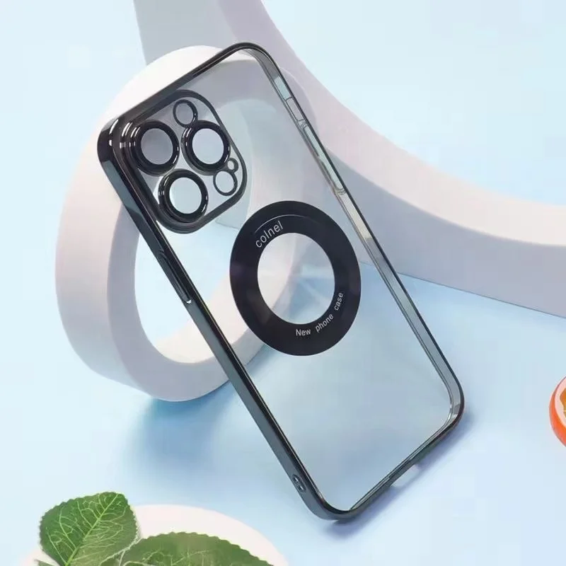 2023 шт. зеркальные гальванические Чехлы для Magsafe чехол для iPhone 14 pro max пленка для объектива Магнитный чехол для iPhone 14 Pro 13Pro