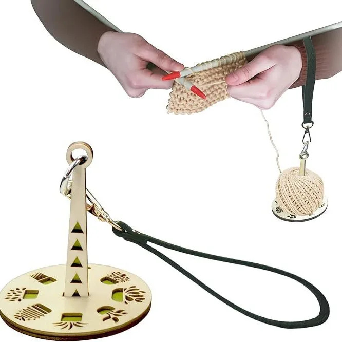 Portable Wrist Yarn Holder, Yarn Spinner for Crocheting
