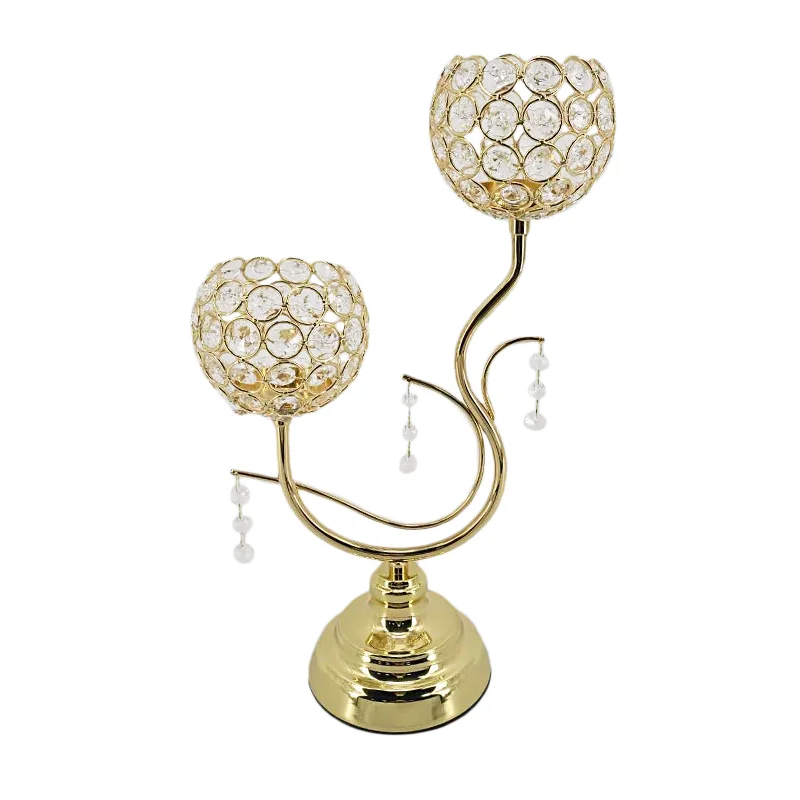 Morden Style Turning Fruit Bowl Wedding Decorations Crystal Chandelier Big Modern