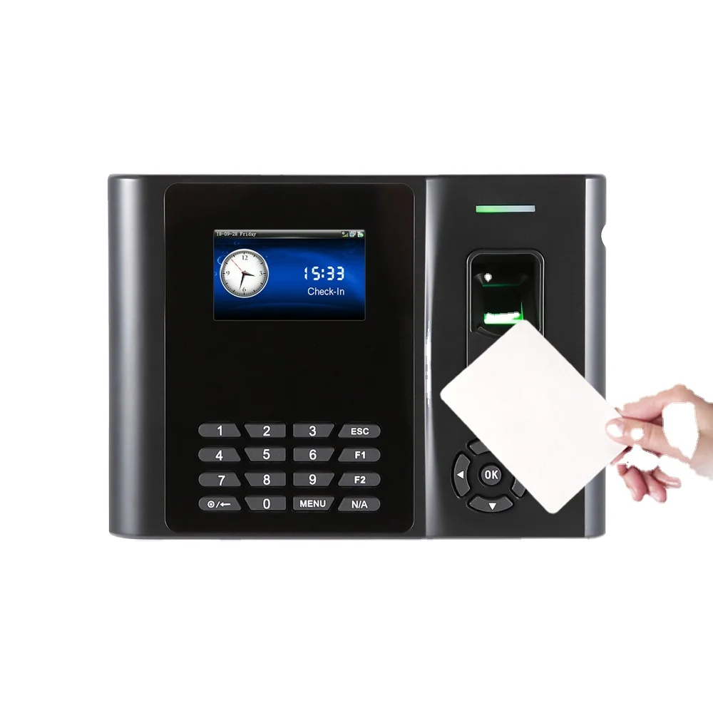 RFID-кардридер и биометрическая система учета отпечатков пальцев с GPRS или TCP/IP ( GT200)