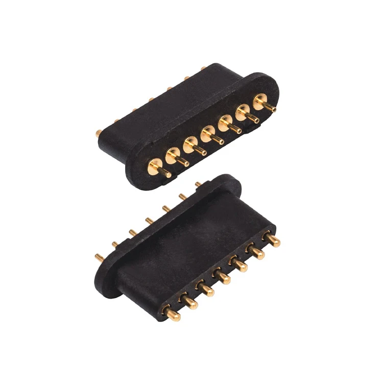 PCB 1*2 3 4 тестовые зонды позолоченный медный силовой pogo pin Коннектор 4 pogo pin Магнитный usb Водонепроницаемый 3,0