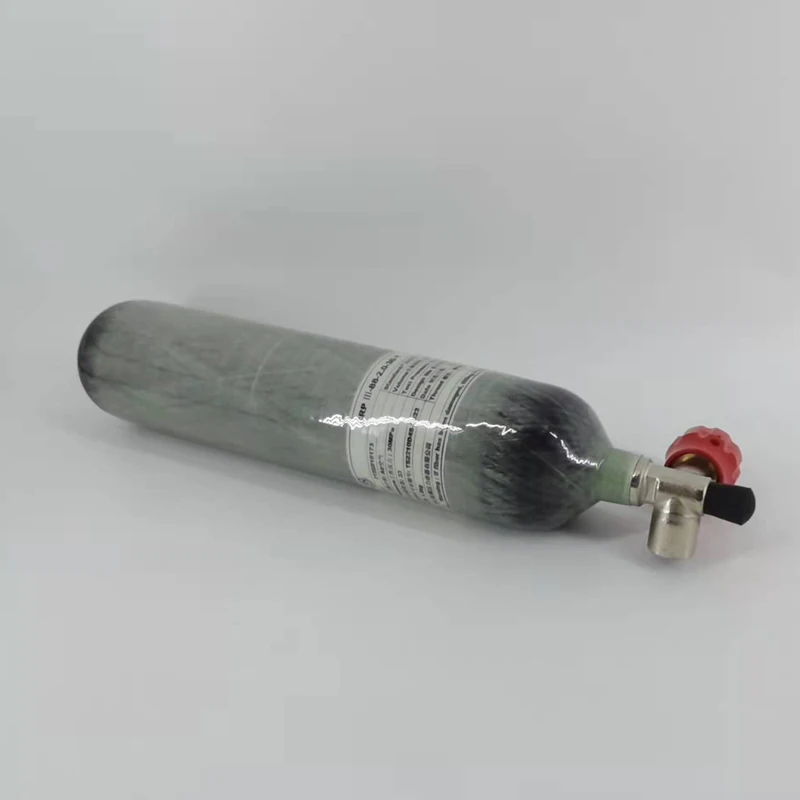 6061 Aluminum Alloy Mini 300bar  2L Pcp 4500psi Tank  Carbon Fiber Cylinder