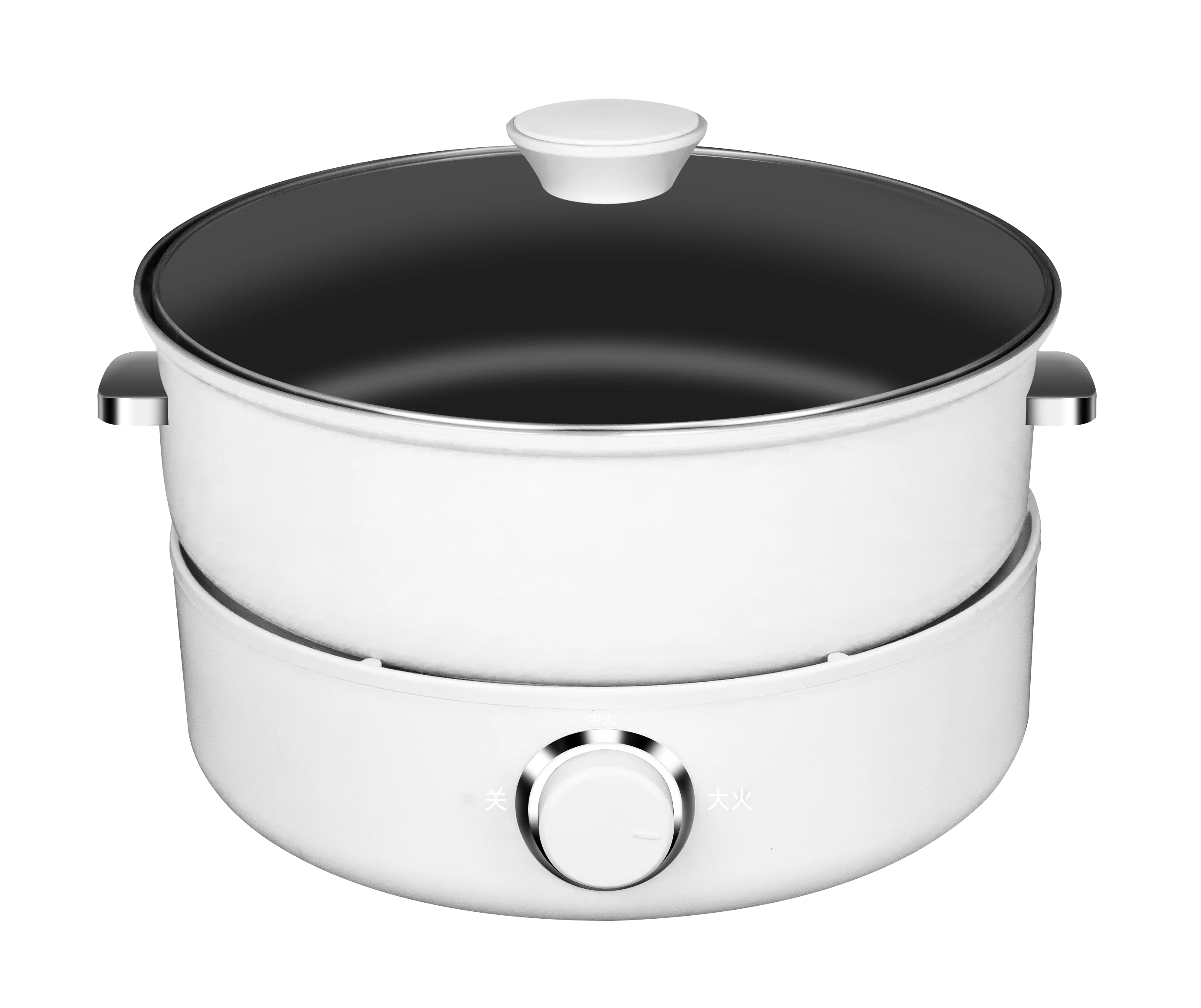 1350 Вт кухонная электрическая кастрюля, горячая кастрюля, Бездымная Алюминиевая антипригарная Кастрюля