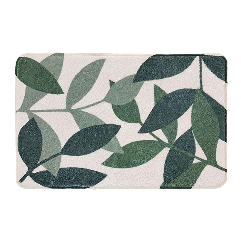 Light Weight Rubber Super Soft Custom Super Soft bath mat rug polyester carpet pvc anti slip mat