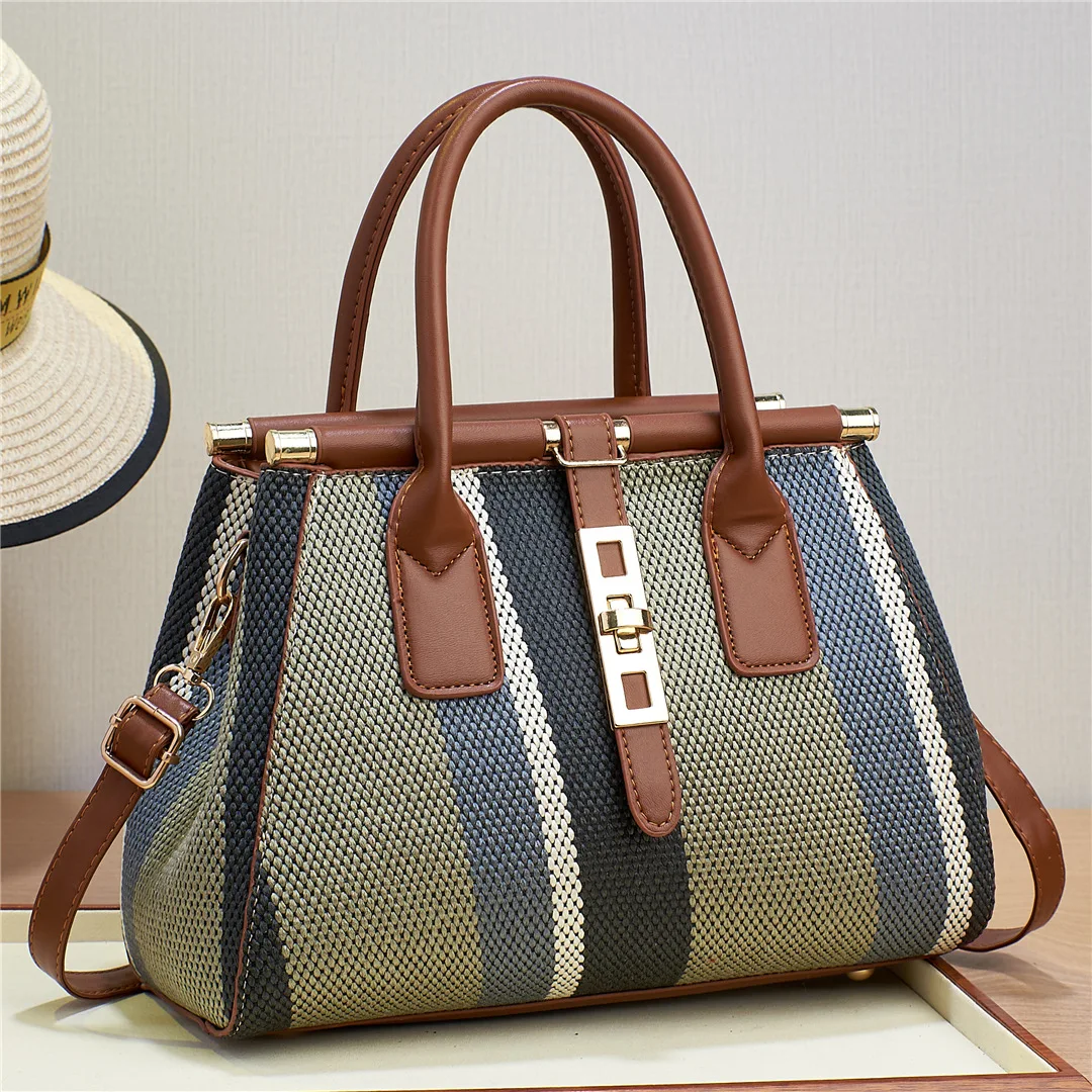Fashion hit color PU leather bags luxury ladies sling shoulder bag small handbags for women handbag