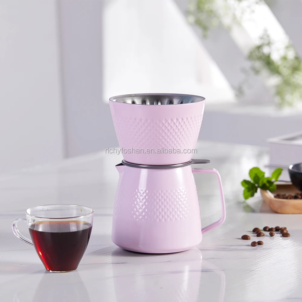 
2ppl V01 Tea Coffee Stainless Steel Barista Pour Over Coffee Dripper 