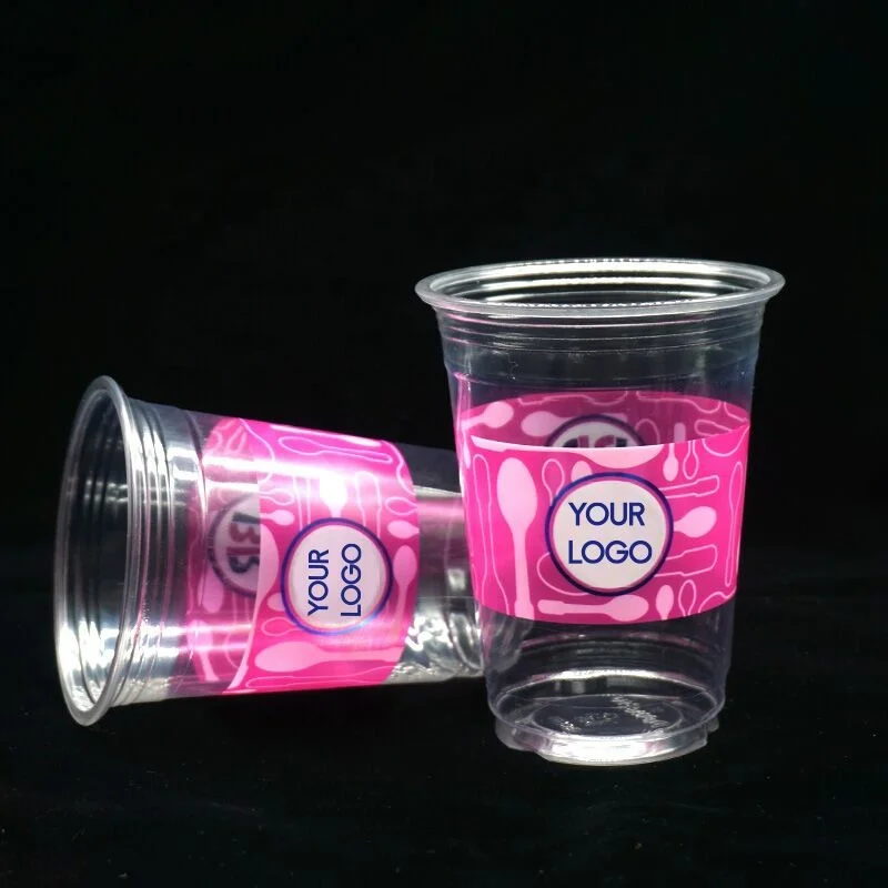 Wholesale 78 Caliber Pet Disposable Plastic Milk Tea Coffee Cold Drink Cup Lid