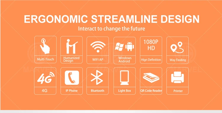 43 55 inch outdoor shop mall video wall mounted lcd waterproof touchscreen monitor outdoor digital display wall mounted