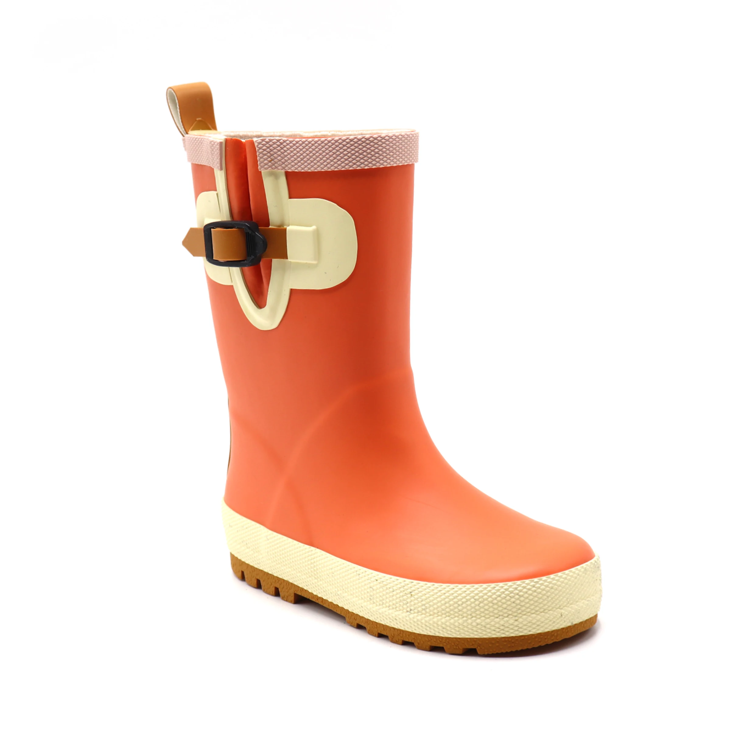 Wholesale factory price brightly color rain boots yellow waterproof gumboots rubber rain shoes