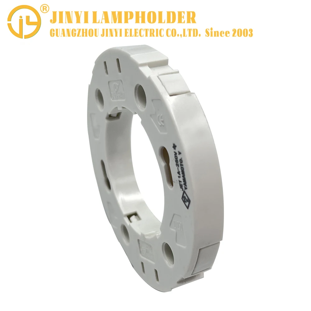 hot sale GX53 fluorescent lamp holder white LED UV plastic lamp holders & lamp bases