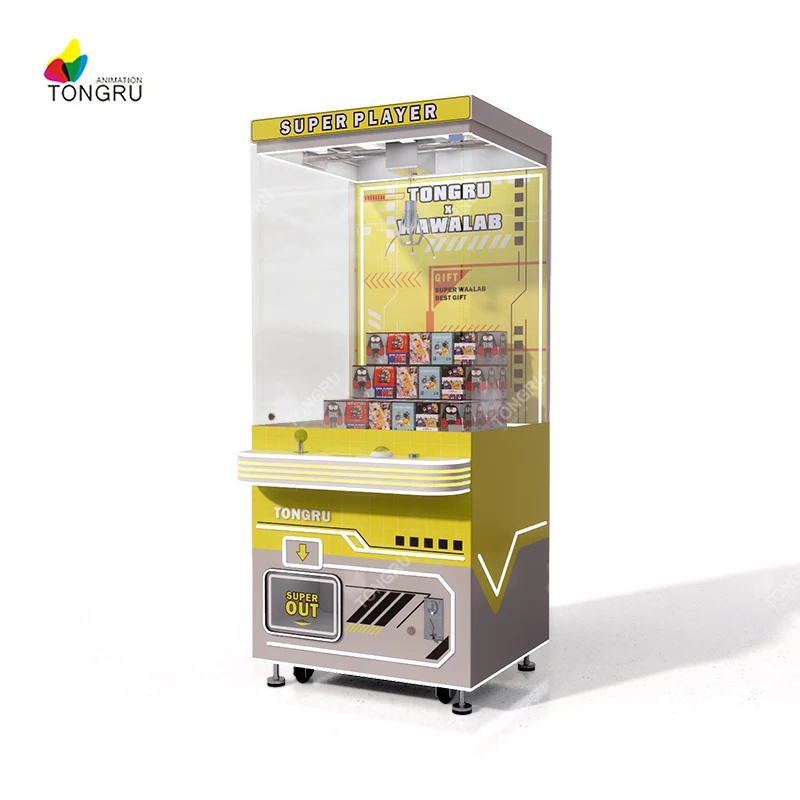 Commercial doll catcher table top with led chicken balls arcade games coin operated plush toys claw crane machine