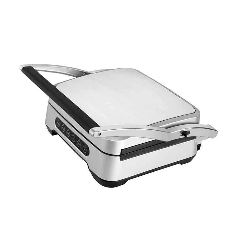 Maibo Hot Selling Custom 2000W Stainless Steel Housing Digital Panini Grill Electric Contact Grill