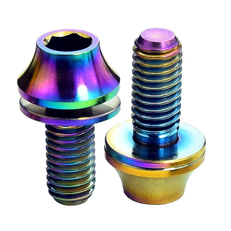 
Ti Bolts Allen Socket Button Head Titanium Screw Bolt for Bicycle 