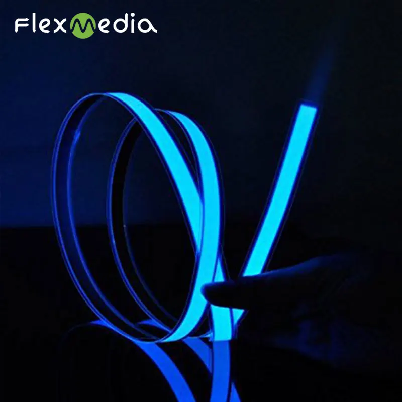 cuttable high brightness low cost 1cm 1.2cm 2cm 3cm 5cm wide 1m 2m length EL strip EL tape EL wire neon strip