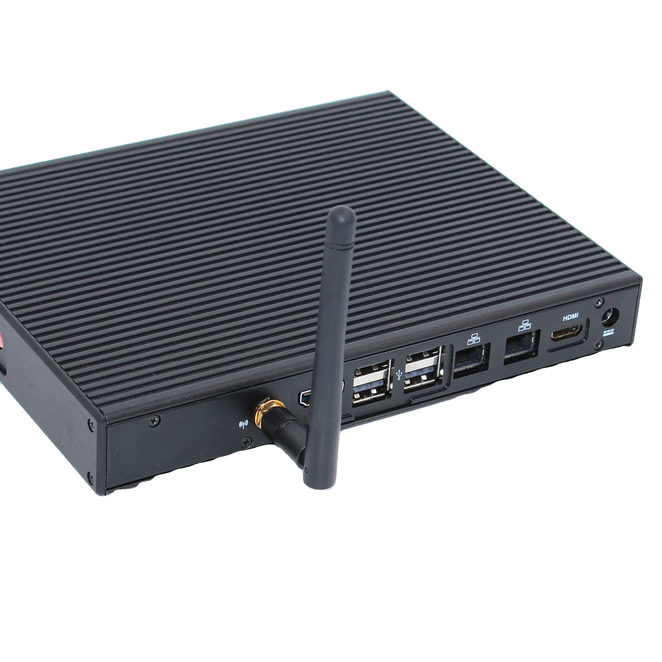 Ультратонкий мини-ПК Maxtang без вентилятора, новейший мини-ПК Intel 5-го поколения Broadwell с 2HDMI 2lan 2mini-pcie VBW10