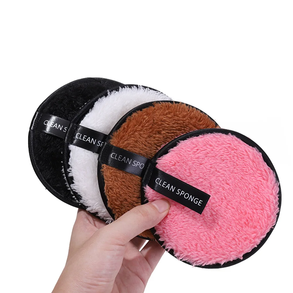 Microfiber Makeup Cleaning Puff Private Label Makeup Remover Pad Cotton Pads Beauty Care, Personal Care and Makeup Remvoal 12g