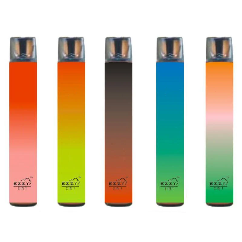 Factory authentic 950mAh 2000puffs refillable empty machine EZZY 2 in 1 switch vape pen