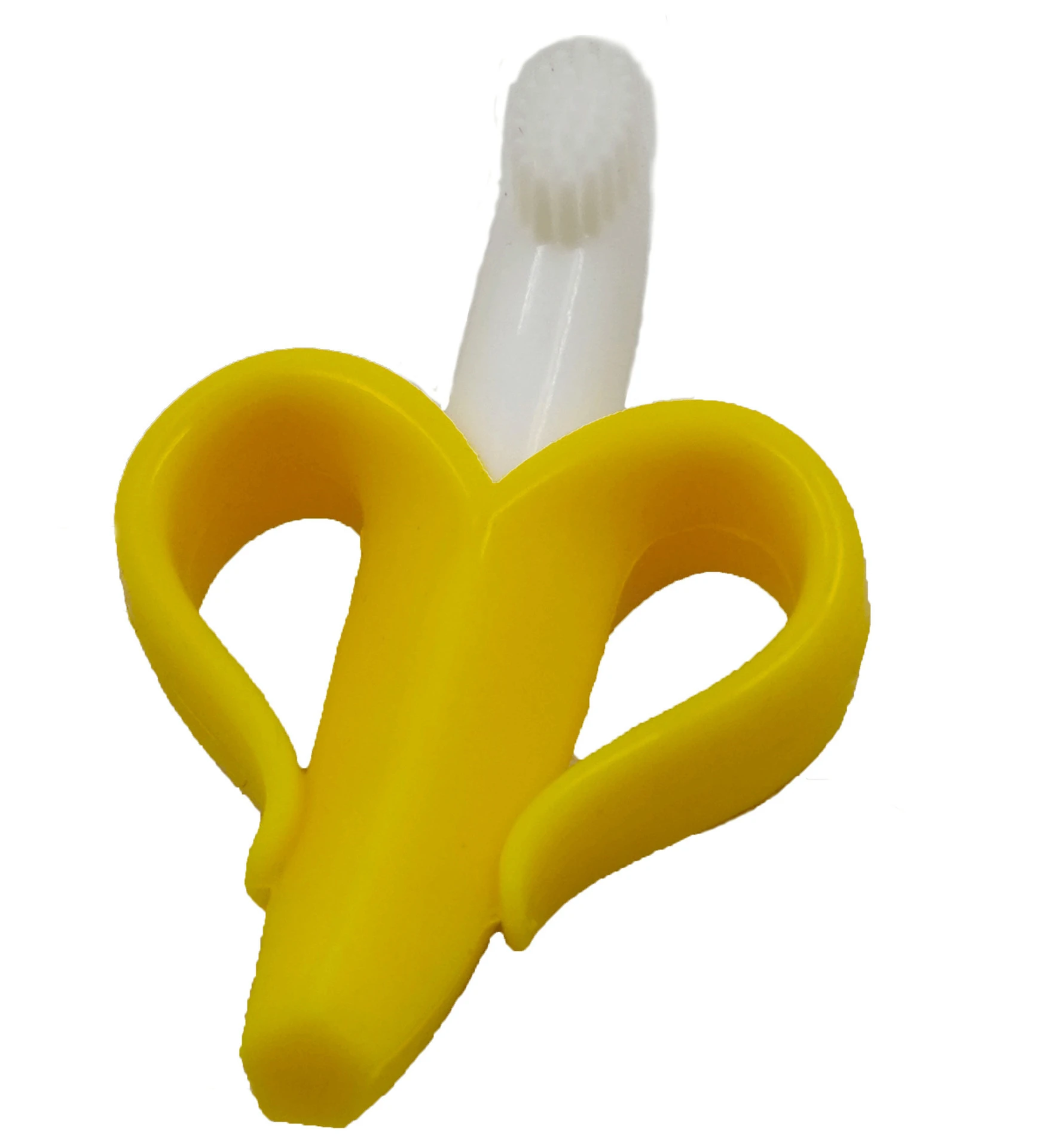 Hot Sale Safety BPA Free Baby Chewing Toy Silicone Teether Pendant Banana Silicone Teether