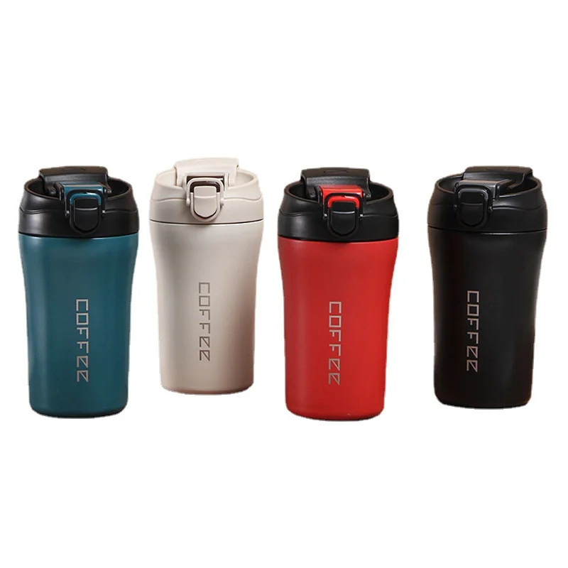 Wholesale Leak-proof Stainless Steel Vacuum Flask Handle Travel Coffee Mug