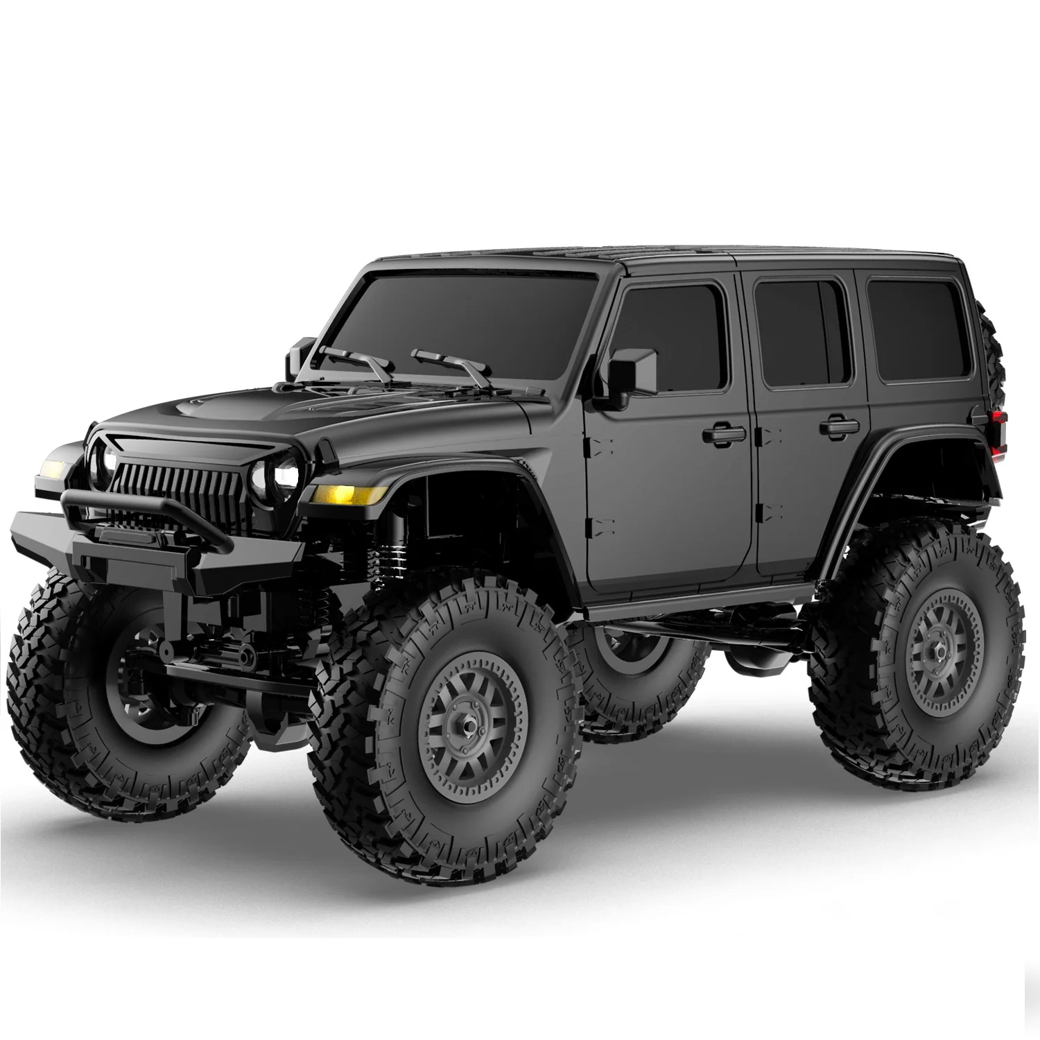 1/24 Scale RC Climbing Car with led Light sporty look tackle rough surfaces with ease and precision.