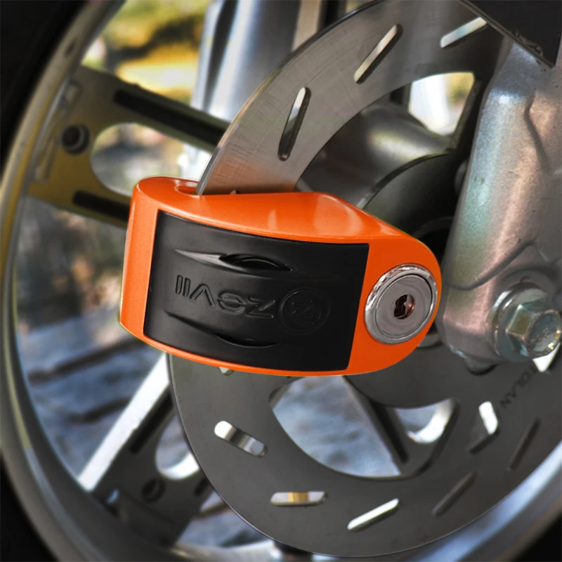 Wholesale Price Stainless Steel 120dB Anti-theft Security Alarm Brake Disc Lock For Motorcycle