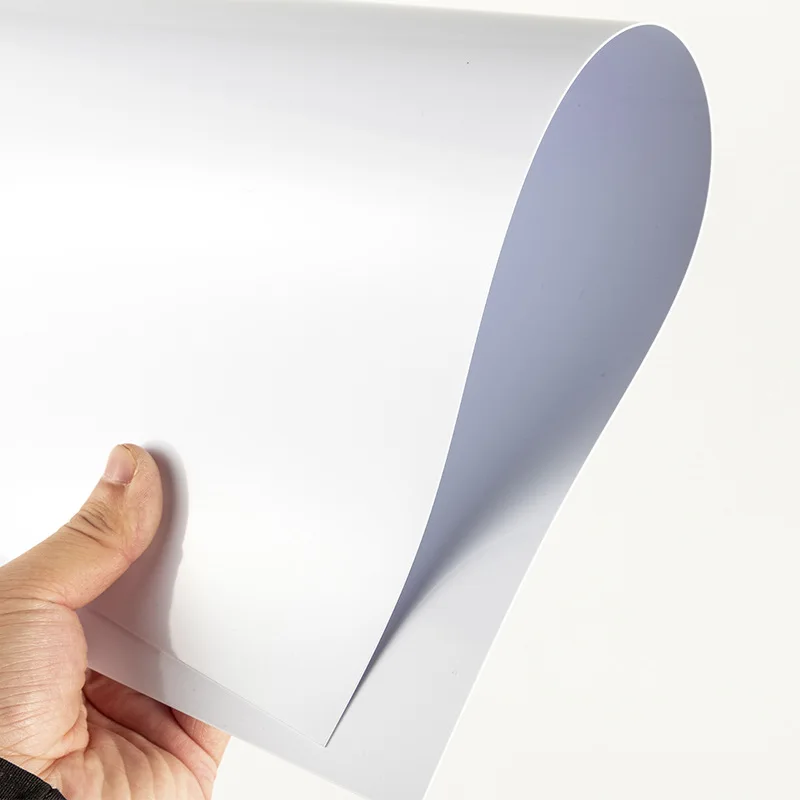 Clear electrostatic film static cling pvc window film for screen/uv printing