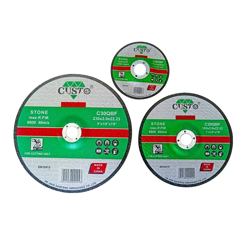 Пользовательский OEM ODM доступный абразивный шлифовальный круг полировальный круг режущий диск для шлифовальных объектов