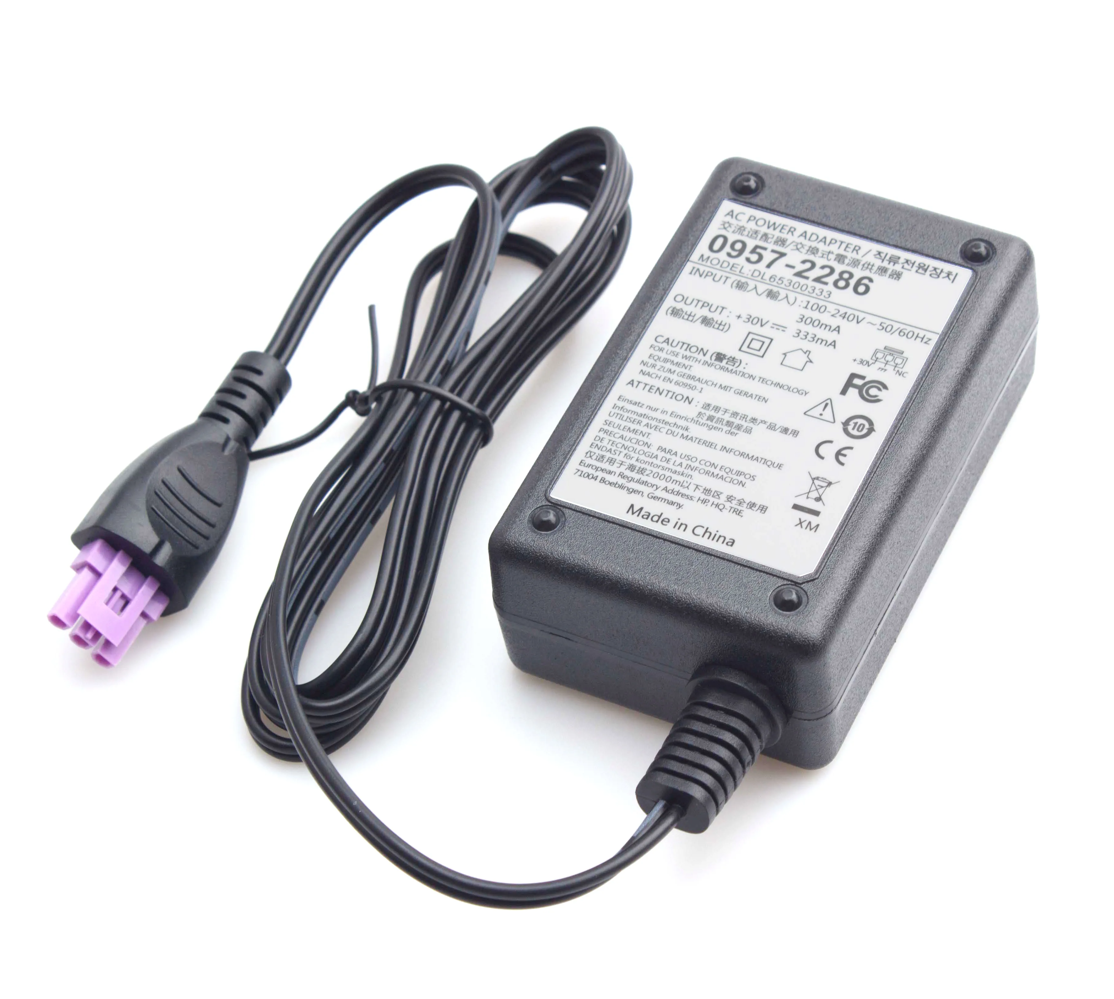 10W 30V 333mA Printer Charger AC Power Supply Adapter for HP Deskjet Printer  0957-2286 1050 1000 2050 2000