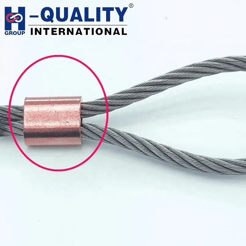 High Quality Copper Ferrule for crimping wire rope Made in China