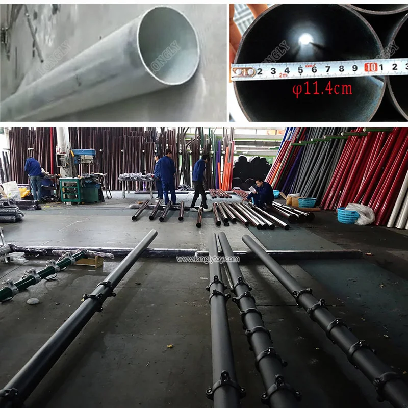 Small size kids outdoor playground with swing sets