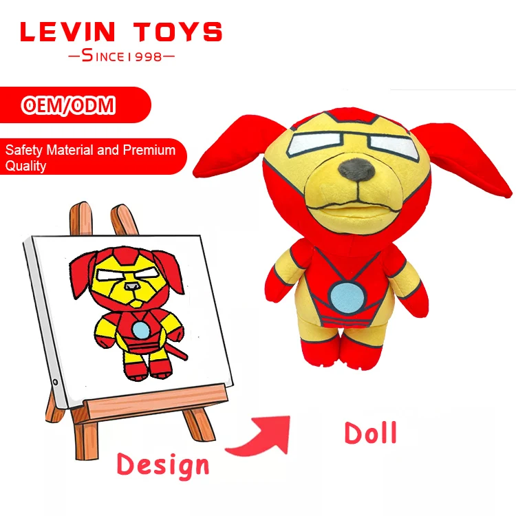 Игрушки LEVIN OEM/ODM Мультяшные животные аниме игрушки плюшевые на заказ сделайте собственный фильм
