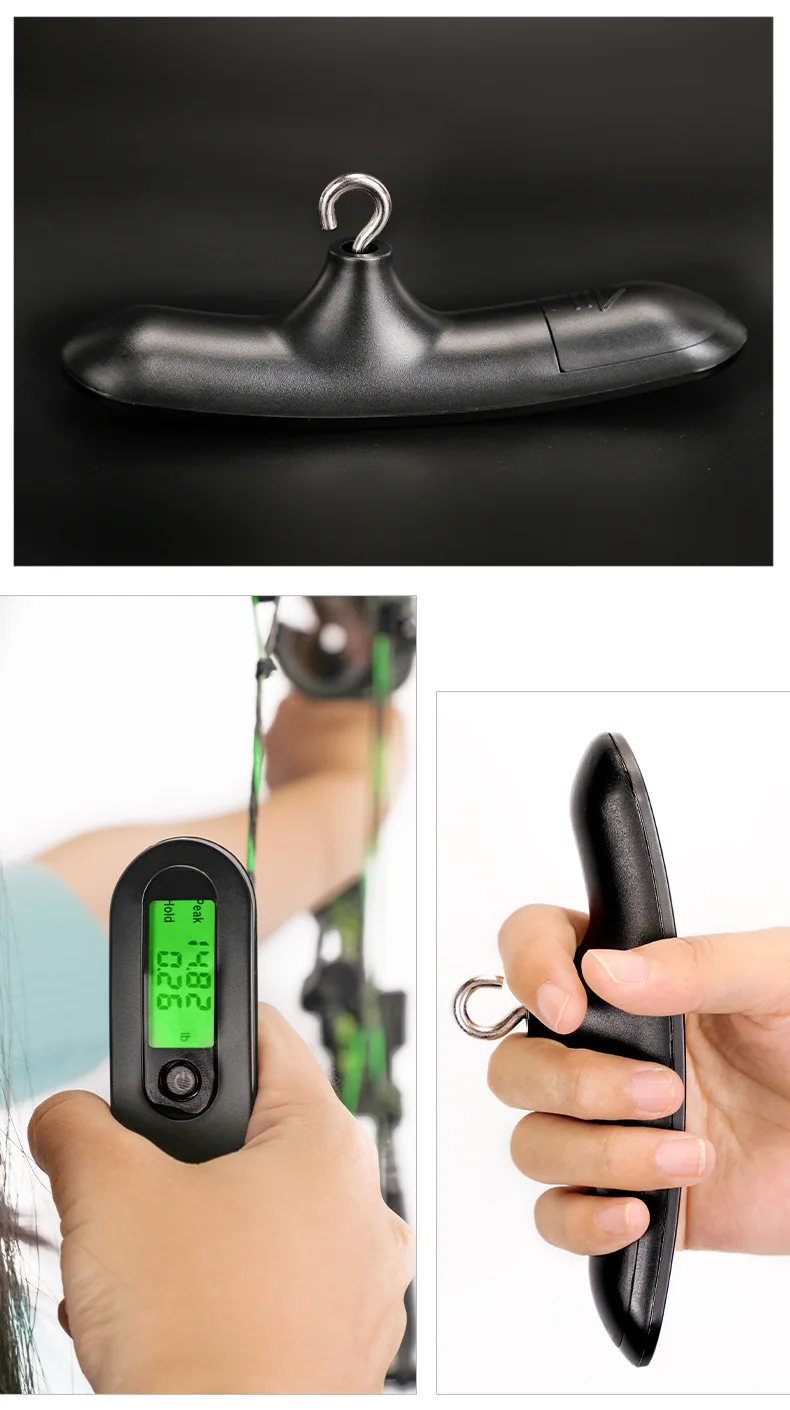 Portable Hunting Products Archery Test Too Bow and Arrow Hunting Measuring Digital Bow Scale Archery Accessories