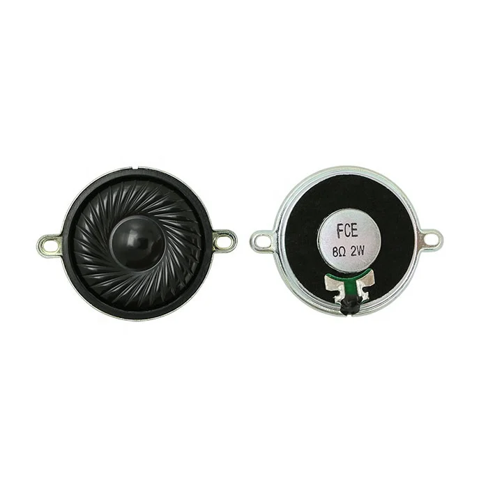 40mm 8ohm 1w tiny compact speaker with two mounting holes