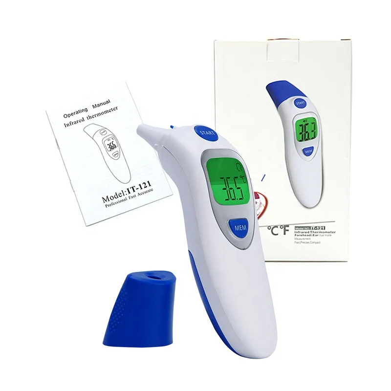 CE Approved Medical Thermometer Digital Contact Household Head Forehead Thermometer Ear Infrared Baby Thermometer