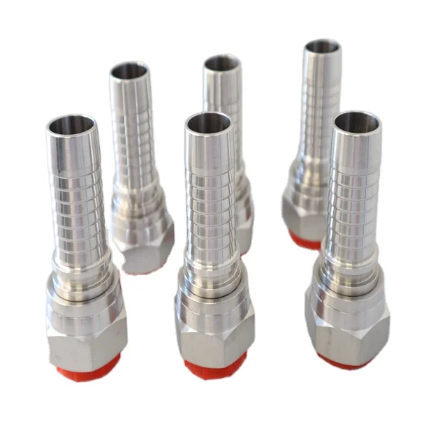 High Quality Power Transmission Hydraulic Parts Carbon Steel Stainless Steel Hydraulic Hose Crimp Fittings